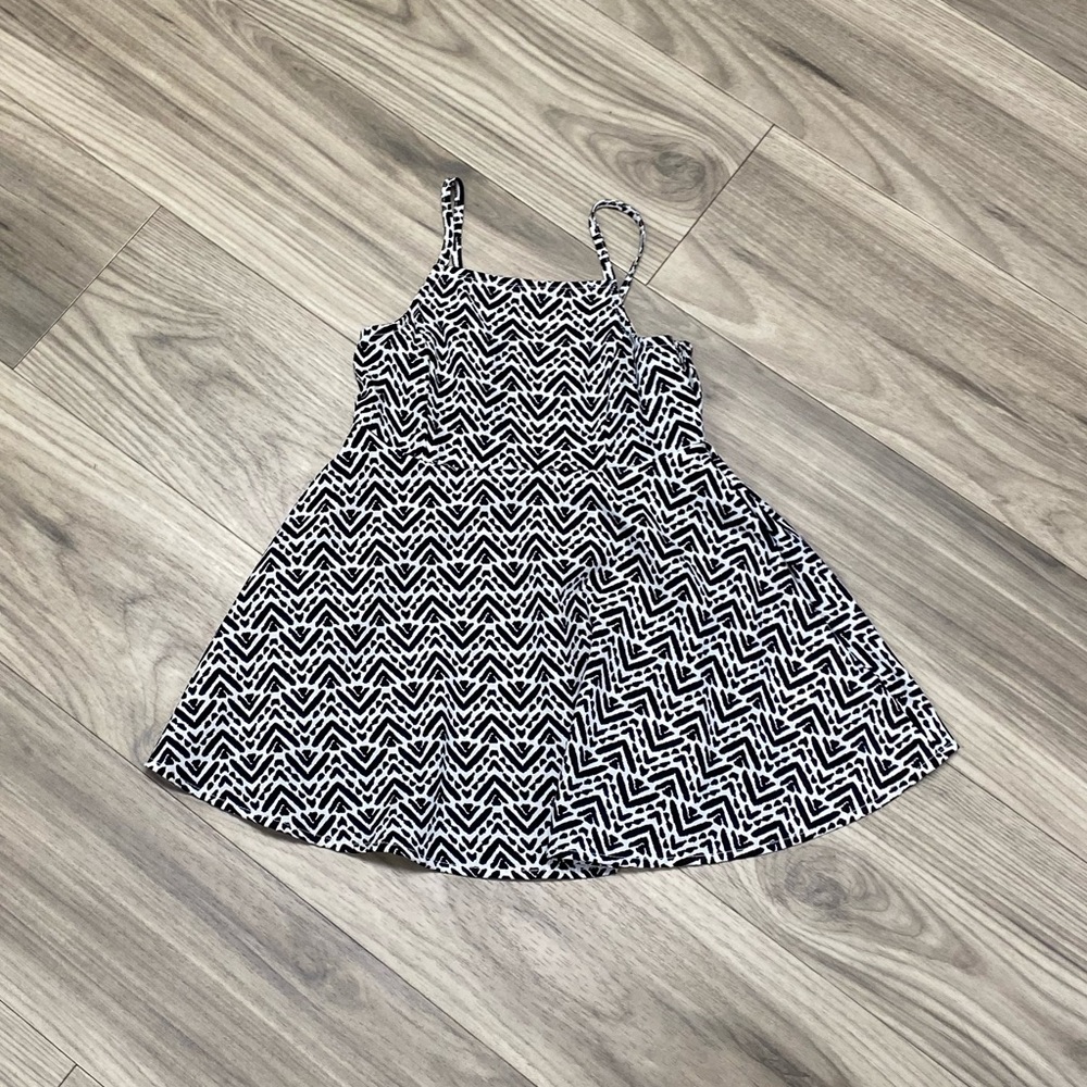18 Month Black and White Girls Dress